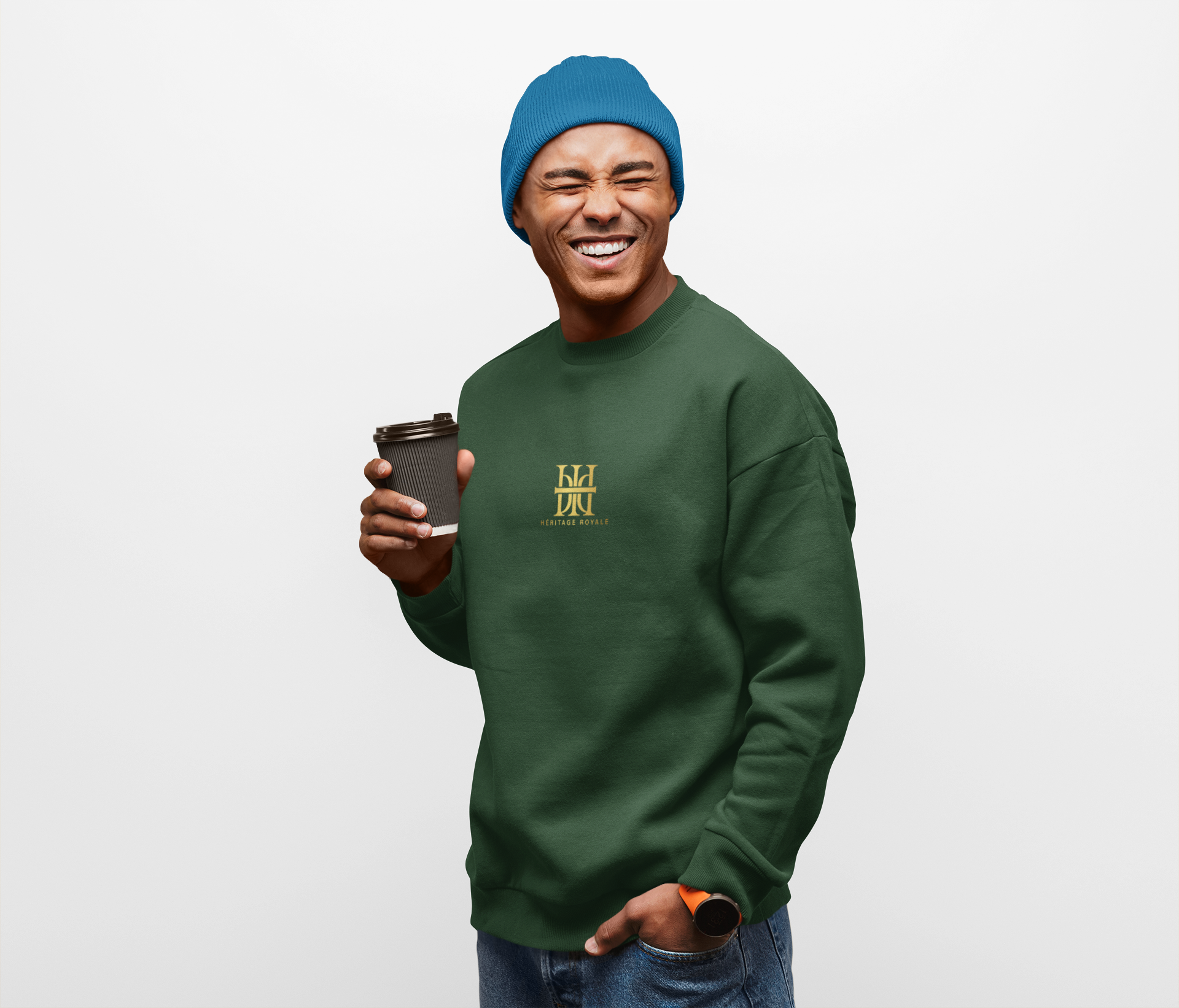 Heritage R. Premium Unisex Heavy Blend™ Crewneck Sweatshirt