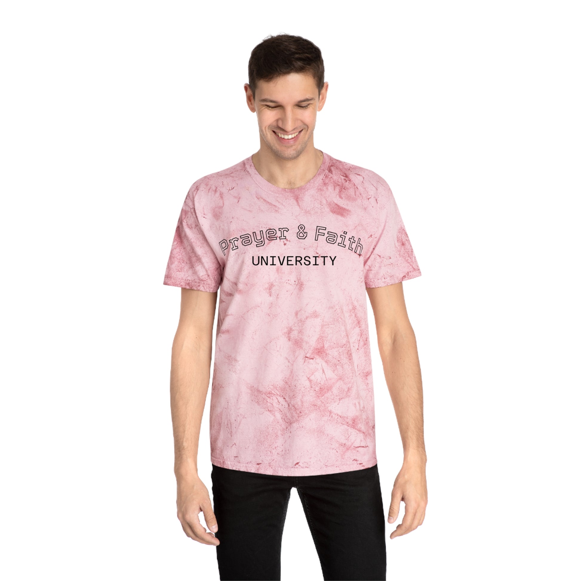 Color Blast T-Shirt - Prayer & Faith University, Summer Wear