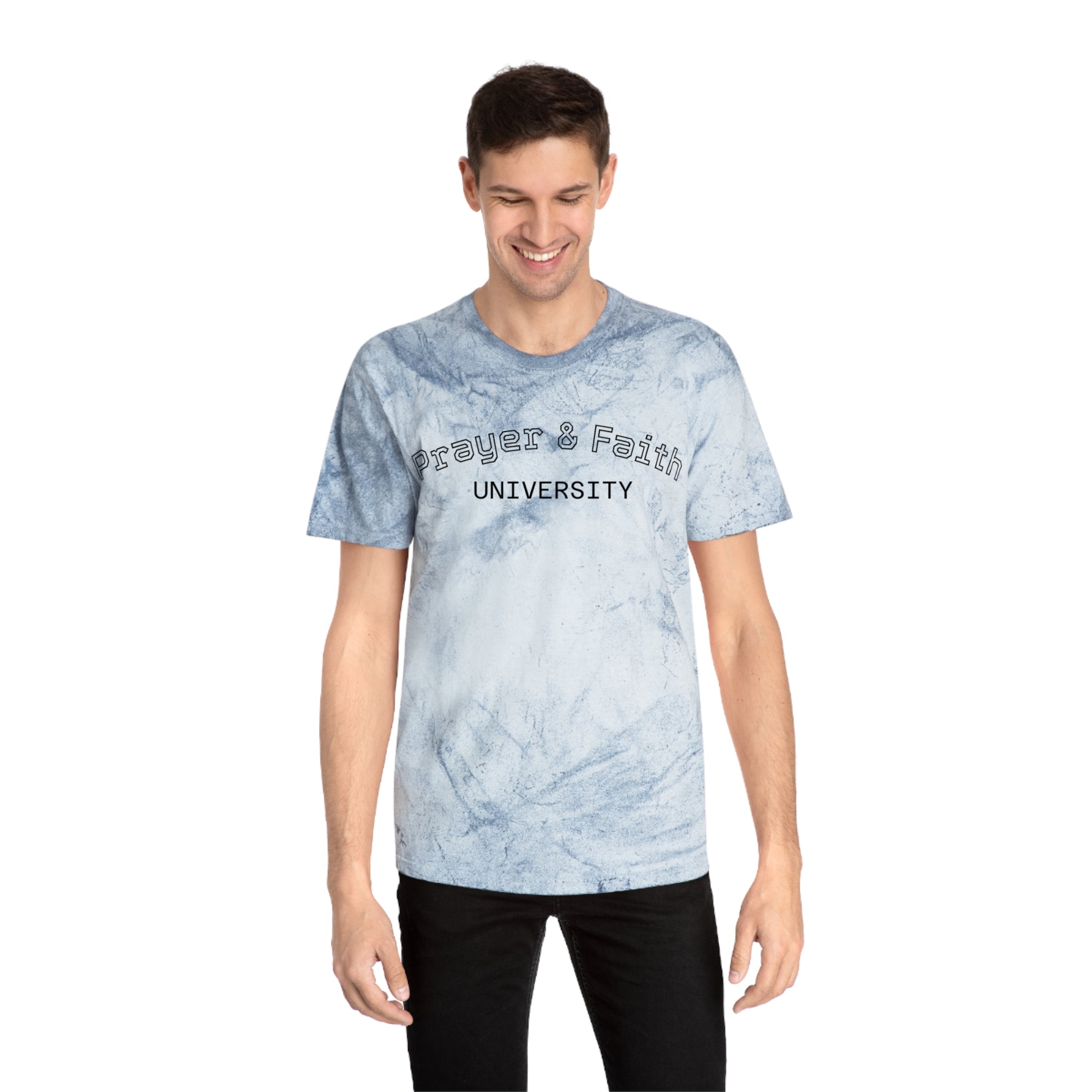 Color Blast T-Shirt - Prayer & Faith University, Summer Wear