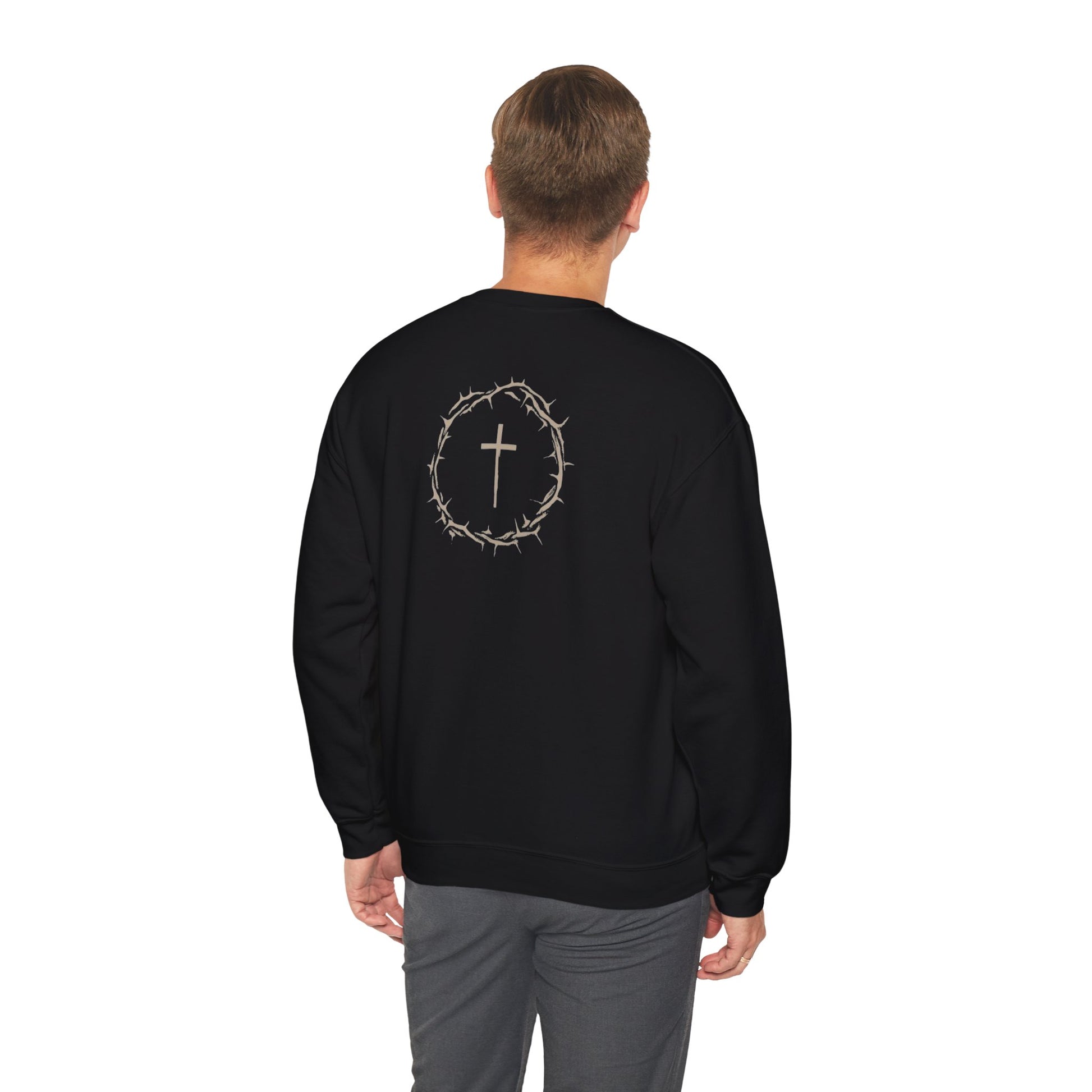 Crown of Peace, Crewneck Sweatshirt with Heritage Royale