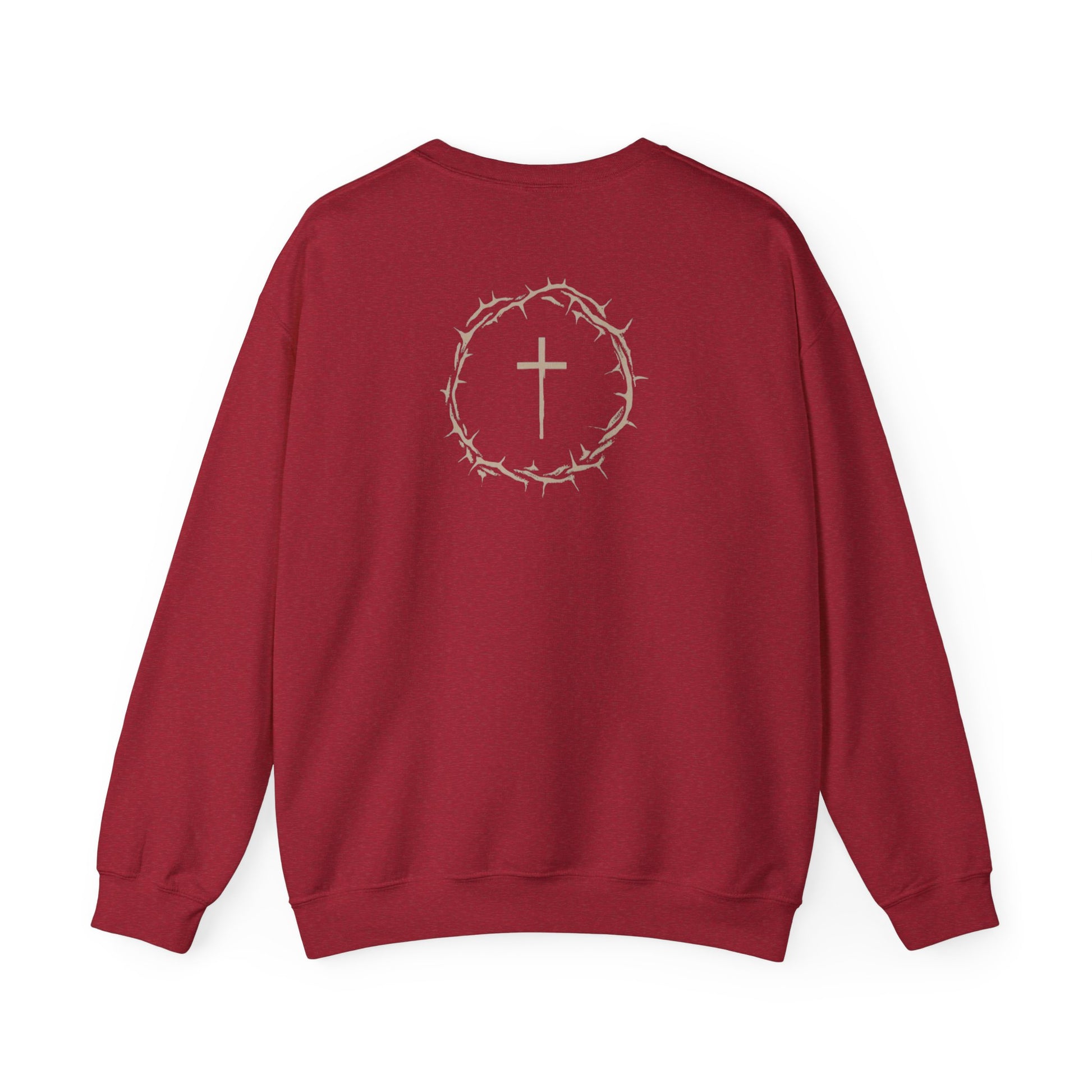 Crown of Peace, Crewneck Sweatshirt with Heritage Royale