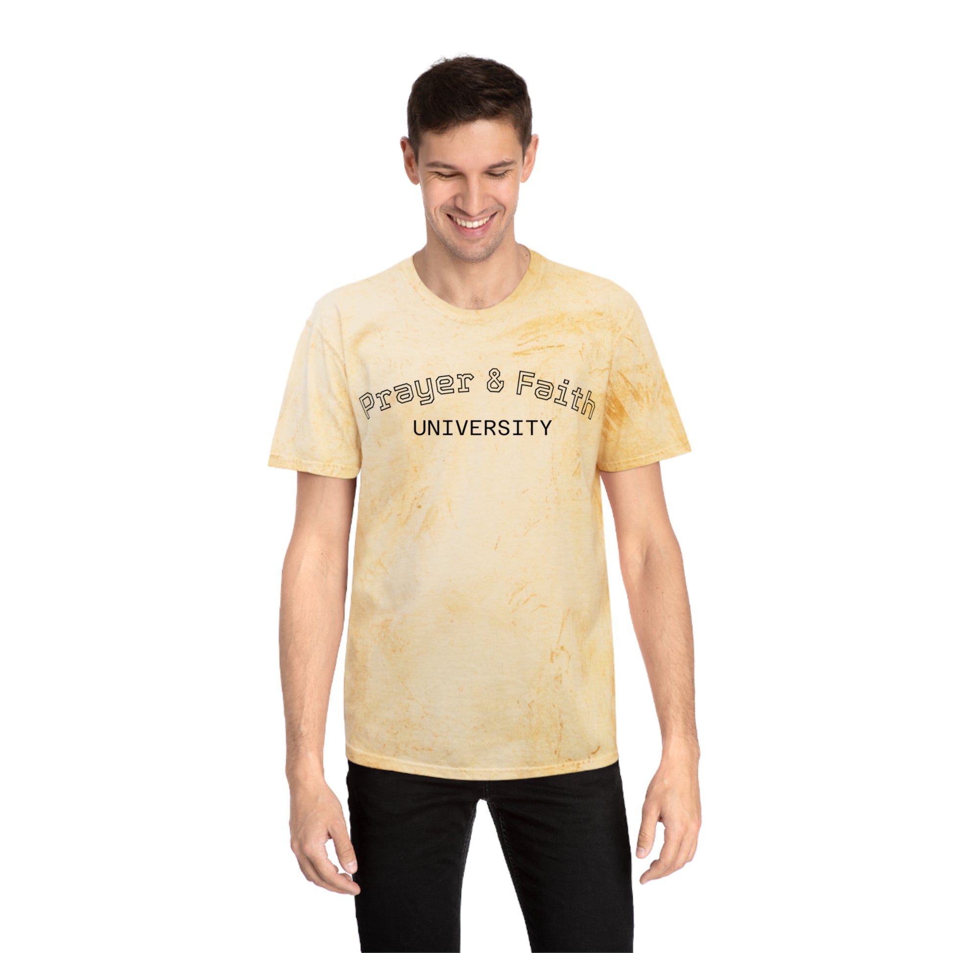 Color Blast T-Shirt - Prayer & Faith University, Summer Wear