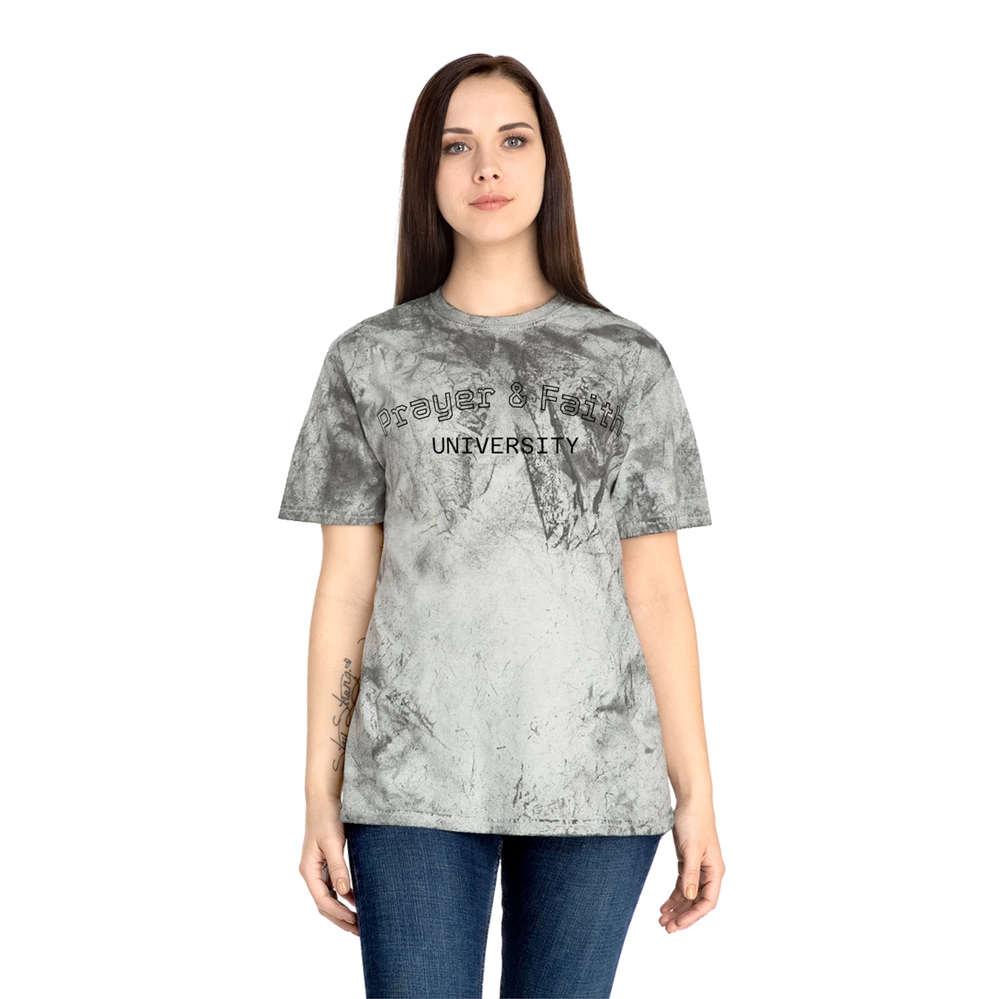 Color Blast T-Shirt - Prayer & Faith University, Summer Wear