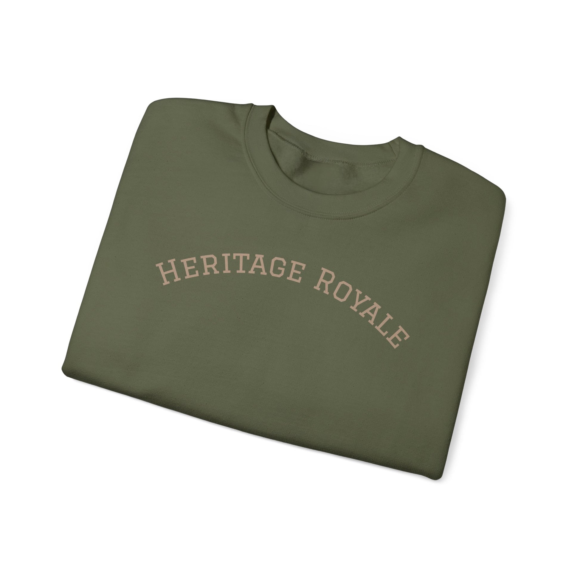 Crown of Peace, Crewneck Sweatshirt with Heritage Royale
