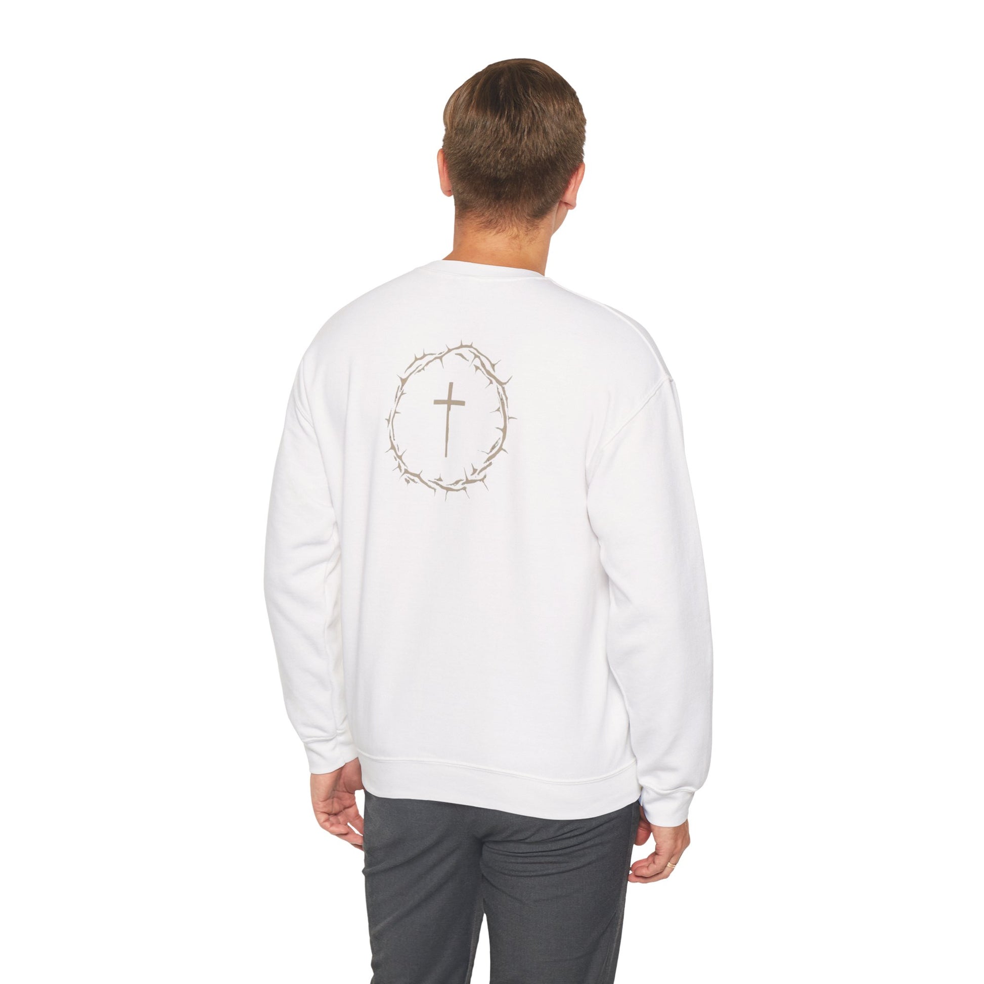 Crown of Peace, Crewneck Sweatshirt with Heritage Royale
