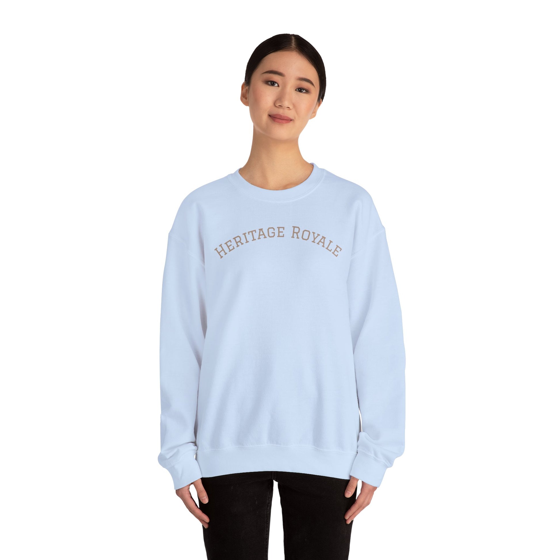 Crown of Peace, Crewneck Sweatshirt with Heritage Royale