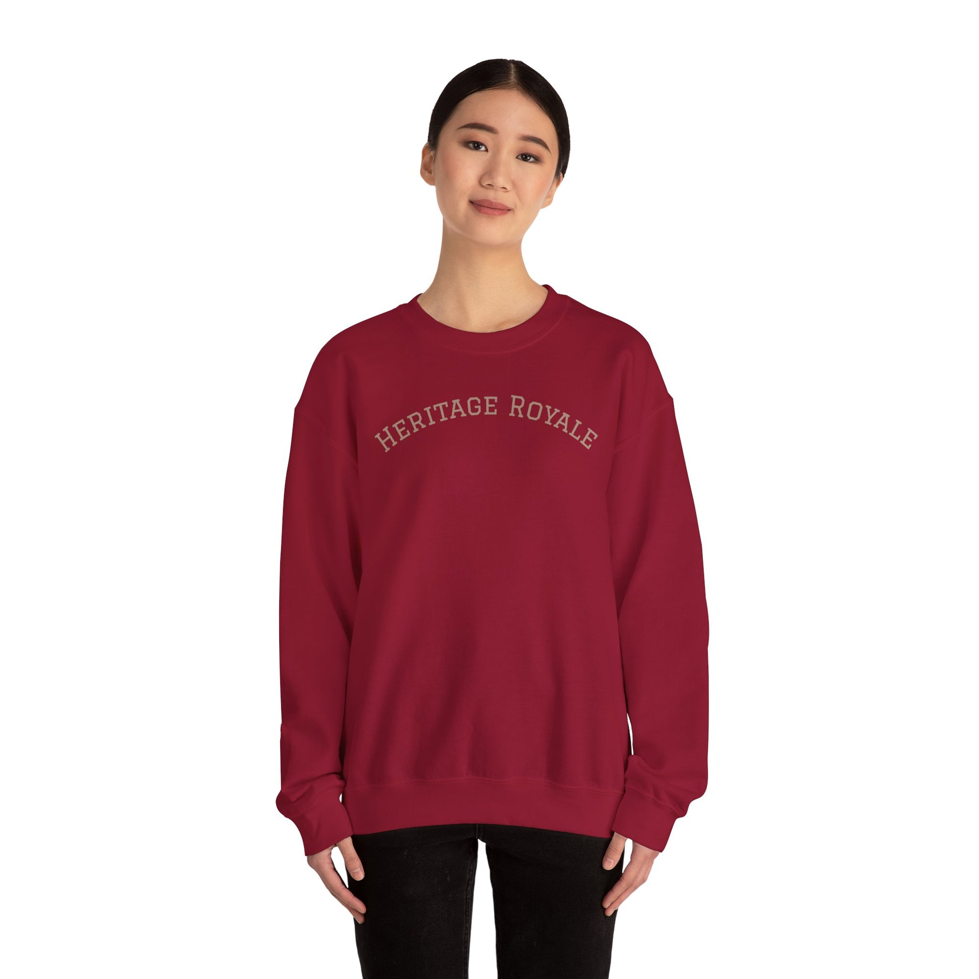 Crown of Peace, Crewneck Sweatshirt with Heritage Royale