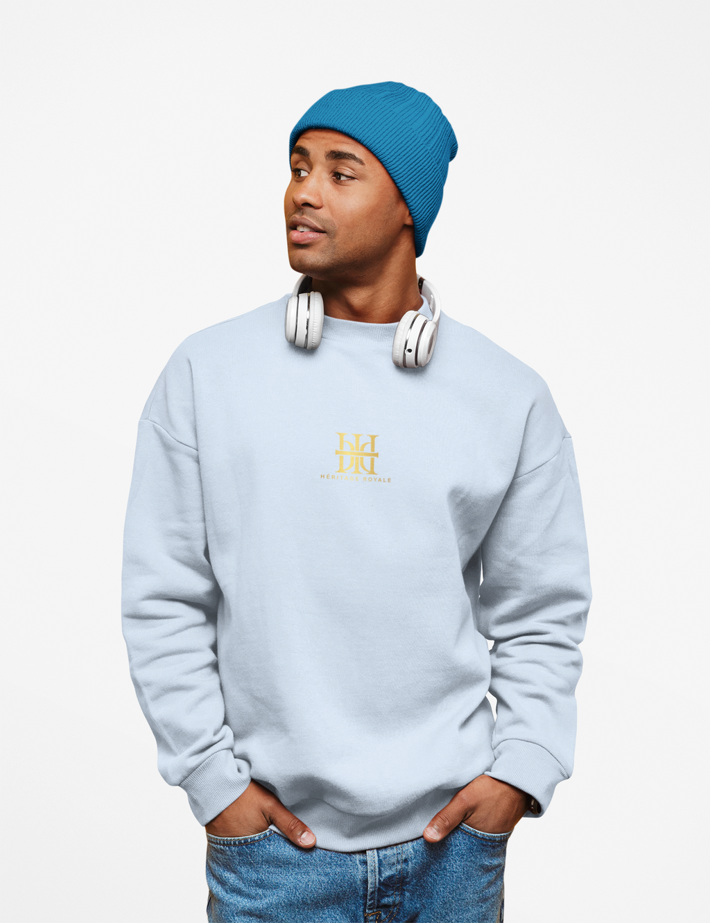 Heritage R. Premium Unisex Heavy Blend™ Crewneck Sweatshirt