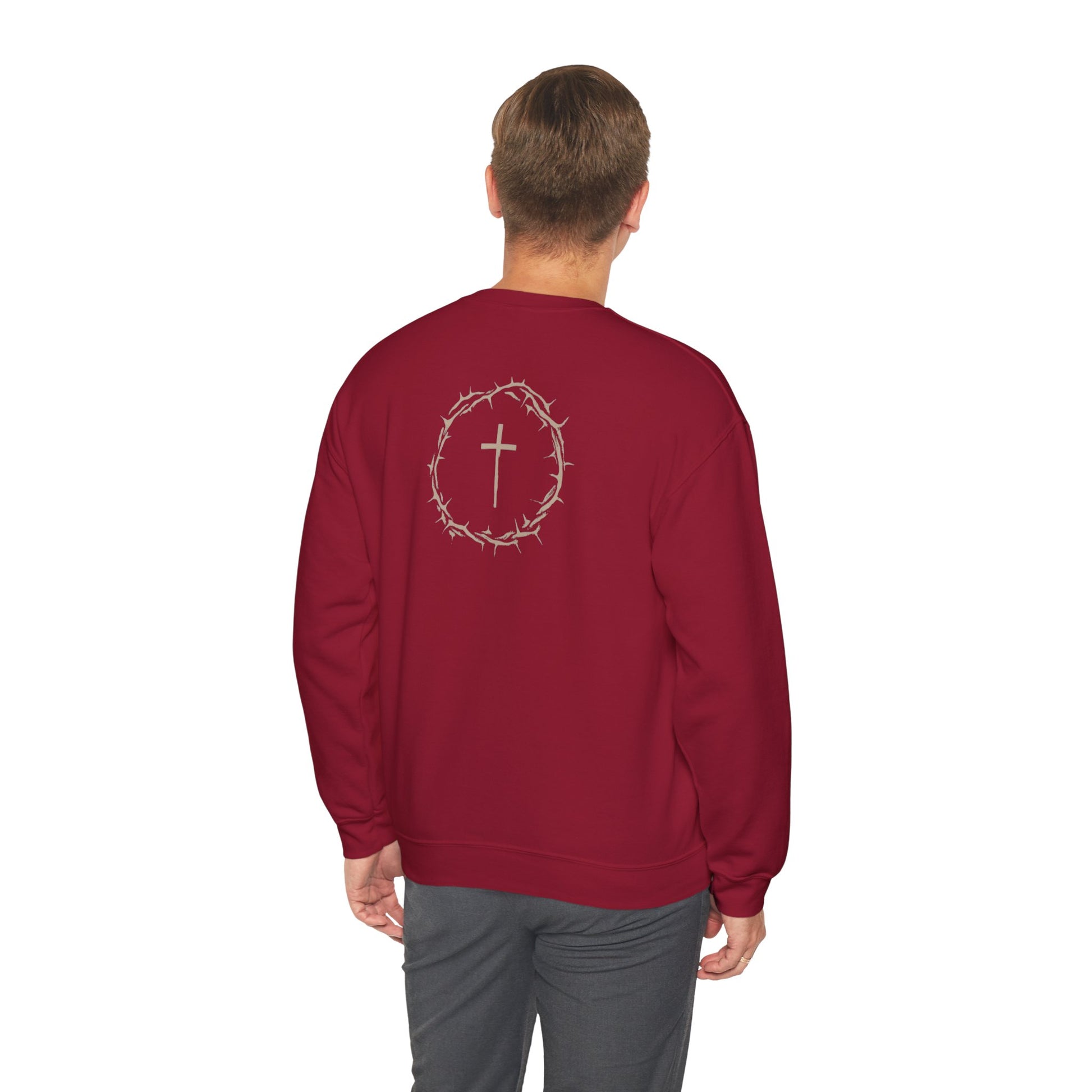 Crown of Peace, Crewneck Sweatshirt with Heritage Royale