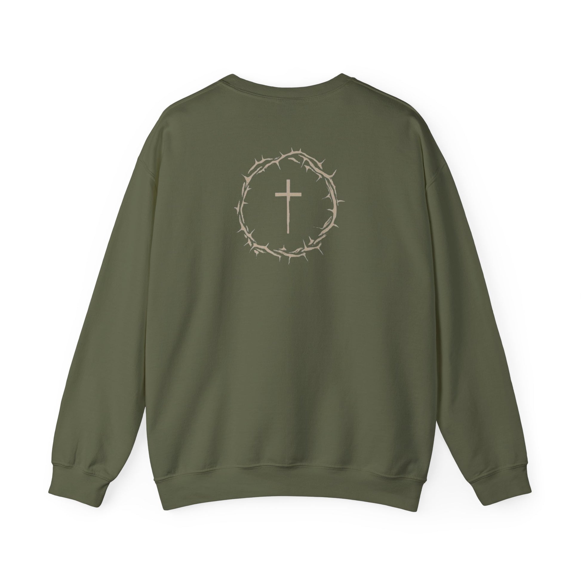 Crown of Peace, Crewneck Sweatshirt with Heritage Royale