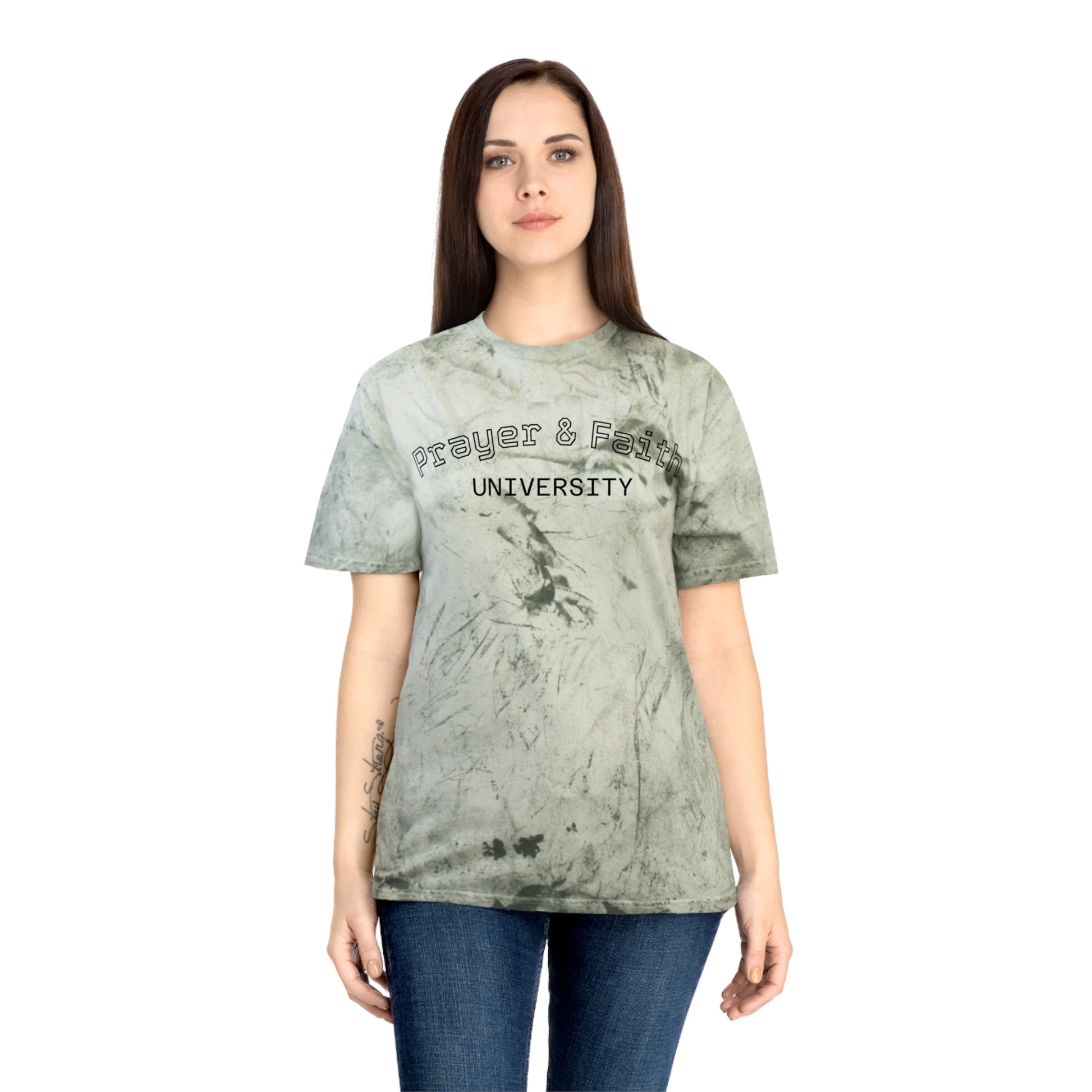 Color Blast T-Shirt - Prayer & Faith University, Summer Wear