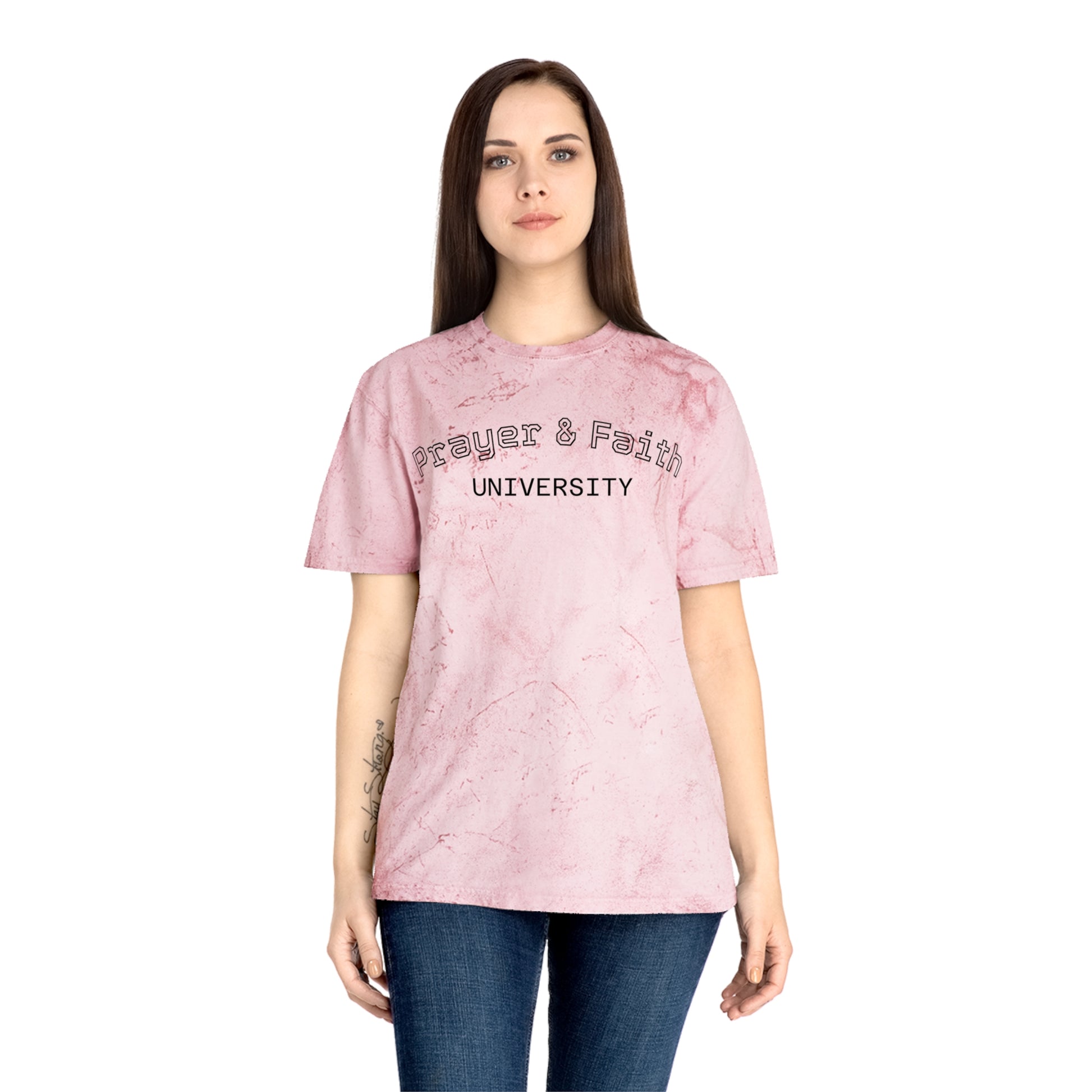 Color Blast T-Shirt - Prayer & Faith University, Summer Wear