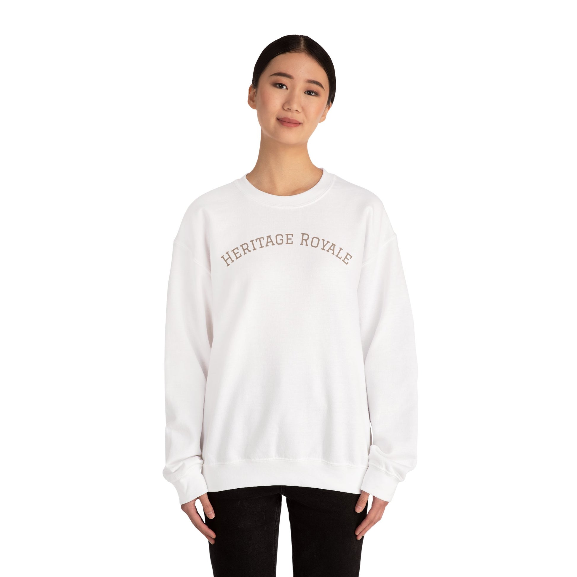 Crown of Peace, Crewneck Sweatshirt with Heritage Royale