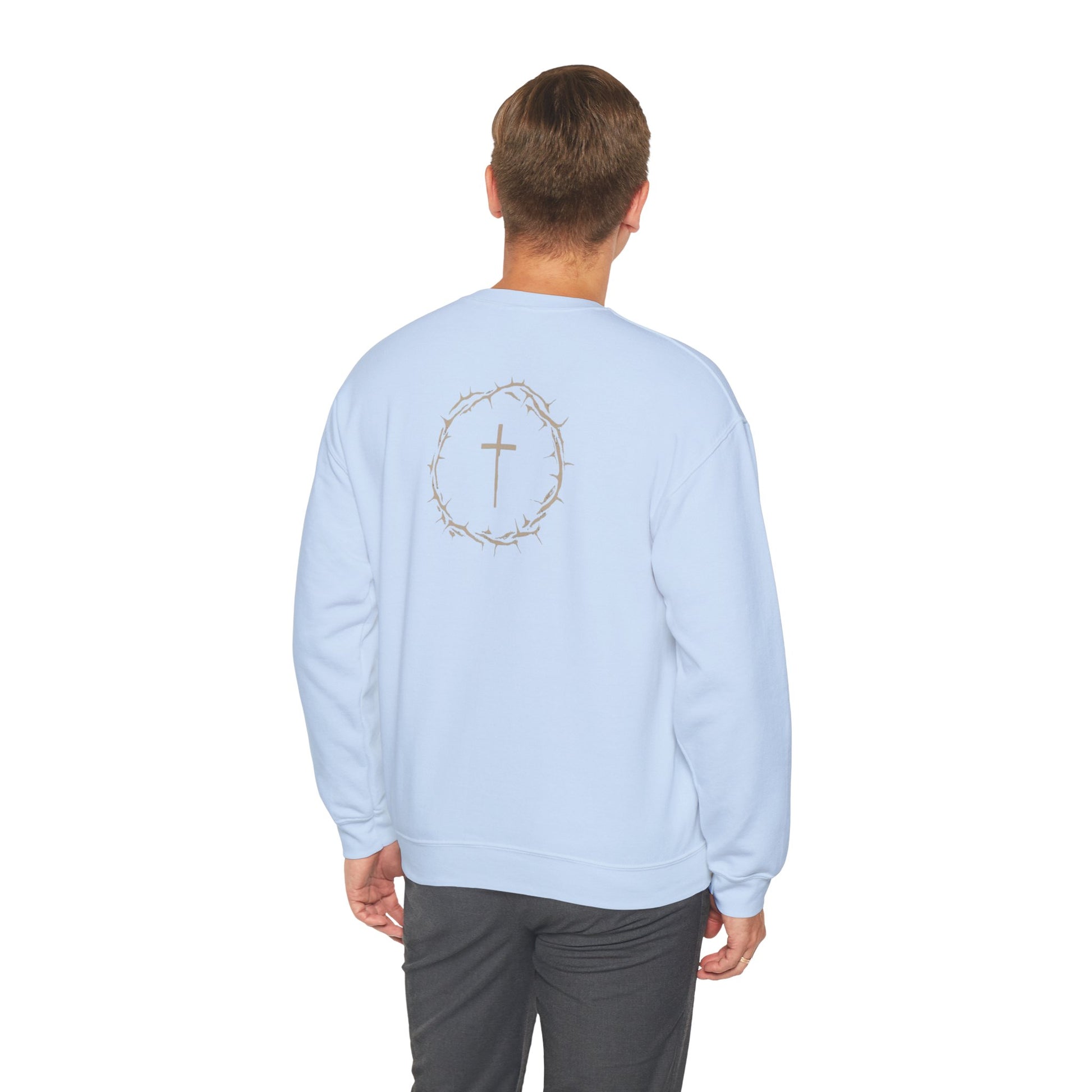 Crown of Peace, Crewneck Sweatshirt with Heritage Royale