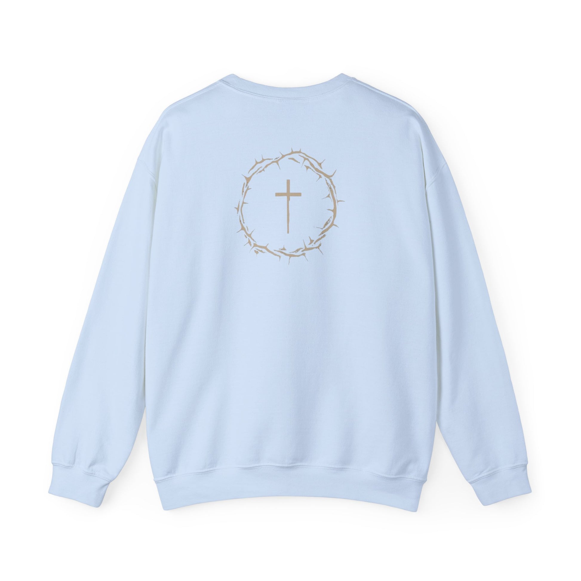 Crown of Peace, Crewneck Sweatshirt with Heritage Royale