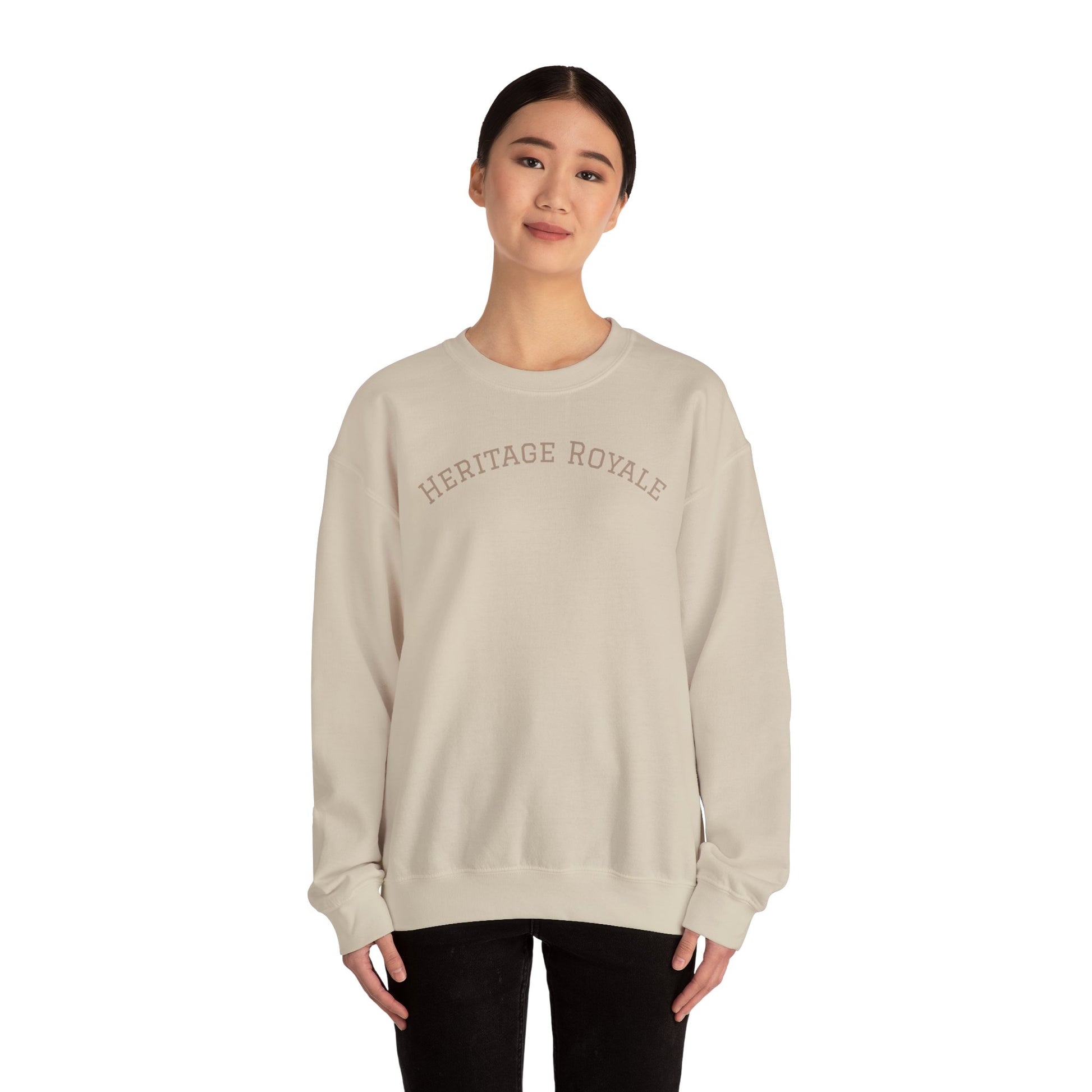 Crown of Peace, Crewneck Sweatshirt with Heritage Royale