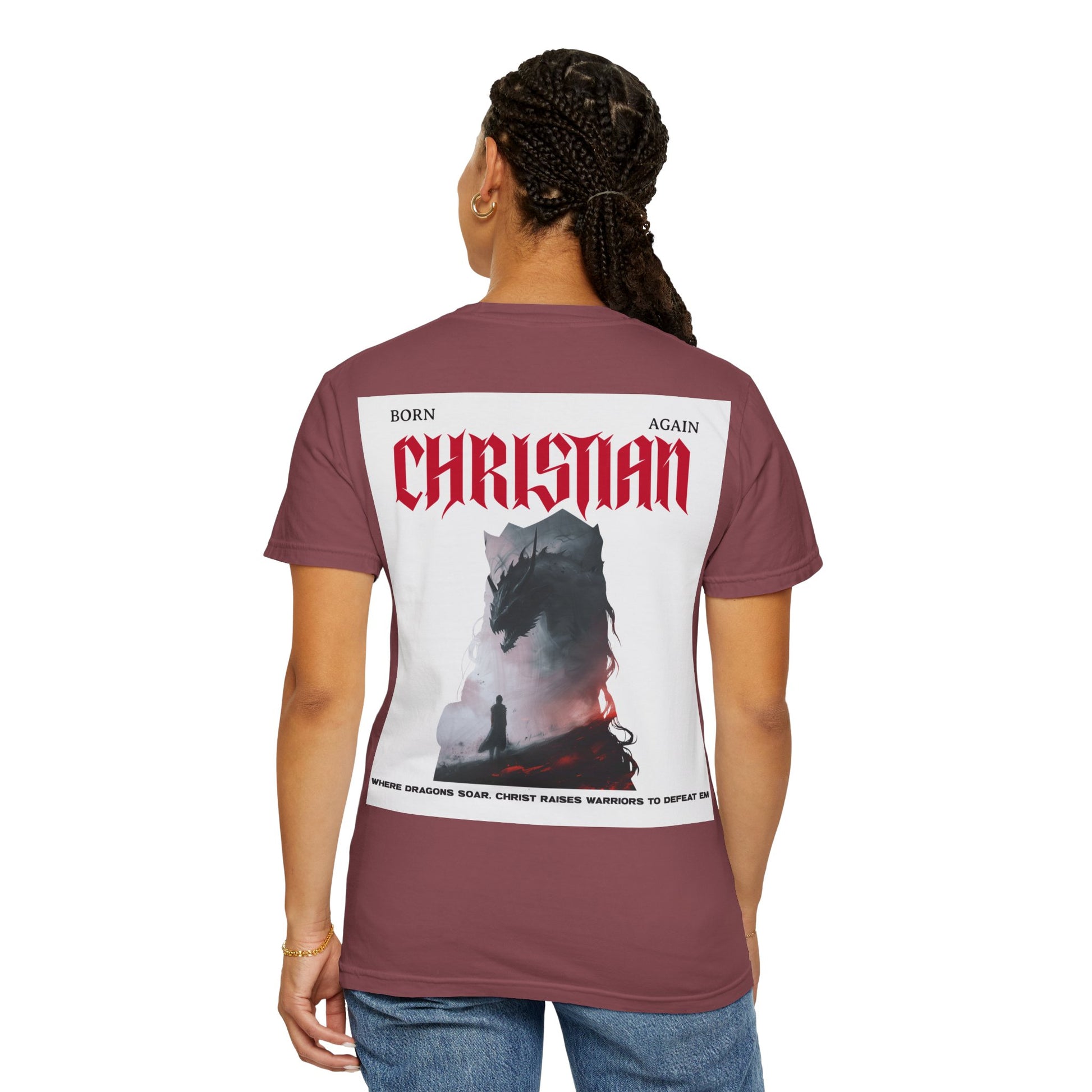 Dragon Fighter Unisex T-shirt - Born Again Design