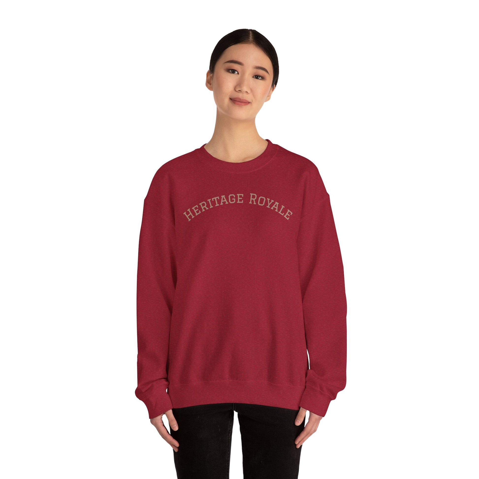 Crown of Peace, Crewneck Sweatshirt with Heritage Royale